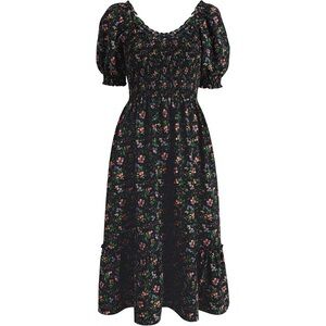 Hill house The Louisa Nap Dress - Multi Berry Crepe